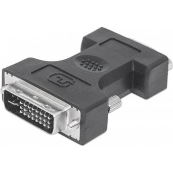 Image 1 of Manhattan Преходник Manhattan, от DVI-I(м) към VGA(ж), черен