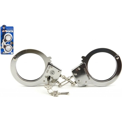Teddies Pouta policejní kov 17cm s klíčem