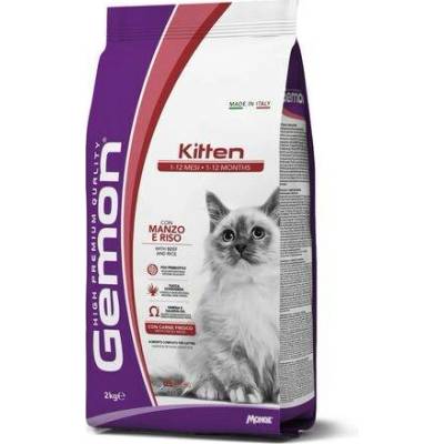 GEMON Cat Kitten hovězí rýže 2 kg