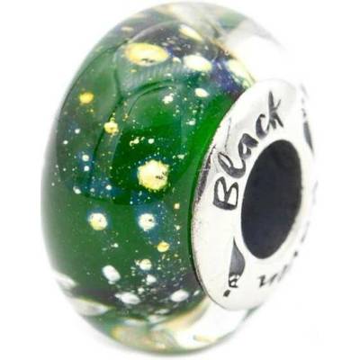 Korálek Vyzařovat Štěstí - Black Raven Beads