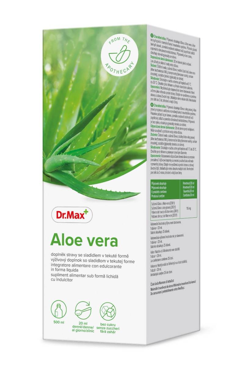 Dr. Max Aloe vera juice 500 ml od 199 K - Heureka.cz