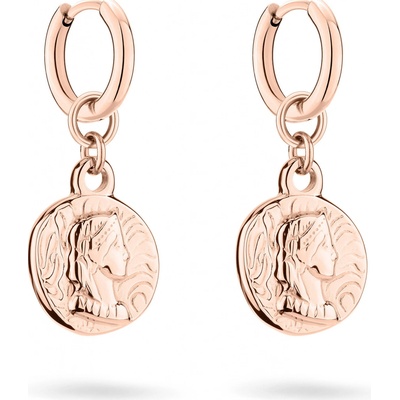 Tamaris Originálne kruhové náušnice s príveskami 2v1 Coins TJ-0443-E-29