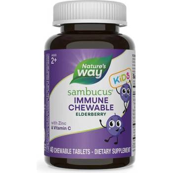Nature's Way Sambucus for Kids, 40 таблетки, Nature's Way