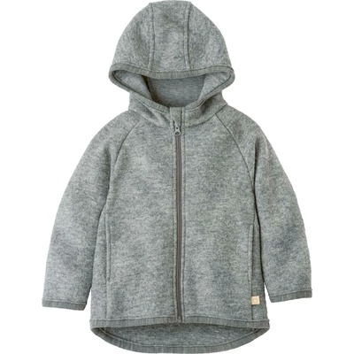 disana Детско вълнено яке disana Kid's Walk-Jacke Zipp Wool jacket - Grau - размер 134/140 (EU) (703-6090-0416)