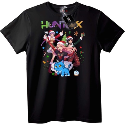 NOONEBRAND Тениска Hunter X Коледен Аниме - 5XL, White