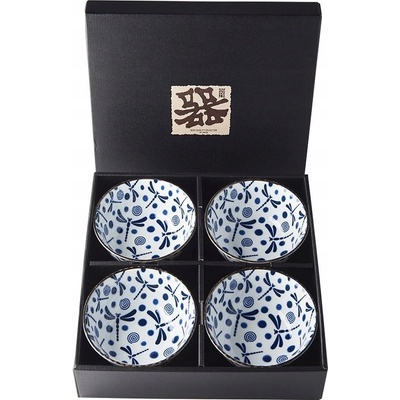 Made in Japan Set misek Blue Dragonfly 300 ml 4 ks