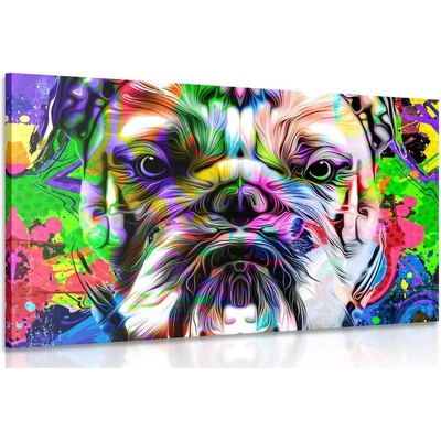 Obraz pop-art buldoček
