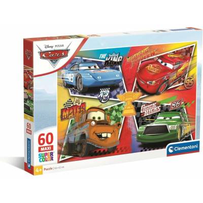 Clementoni SuperColor Puzzle Autá 60 maxi
