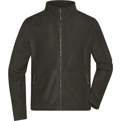 James & Nicholson fleecová mikina JN782 dark grey Solid