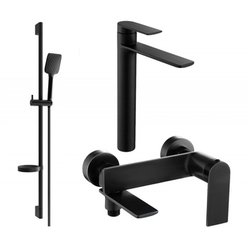 Mexen Zero DS62 комплект за вана, черен - 7113DS62-70 (7113DS62-70)