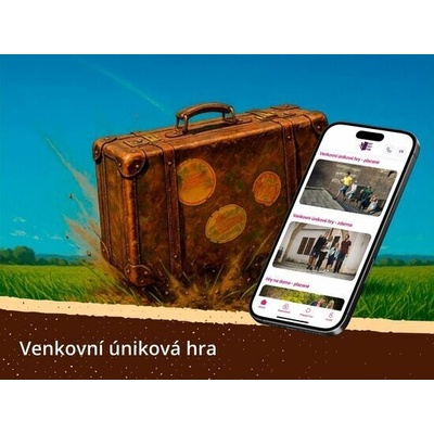 Kufr spadlý z nebe - venkovní úniková hra v Ostravě