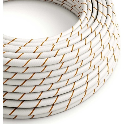 Creative Cables EMR43 2x0,75mm² bílá a hnědá 1 m