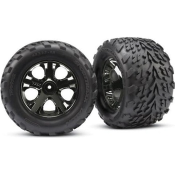 Traxxas колело 2.8", All-Star черно хромиран диск, 19mm, гума Talon (чифт)