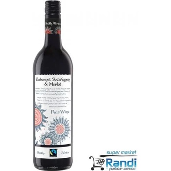 Вино Fair Wine Каберне и мерло Южна Африка 750мл