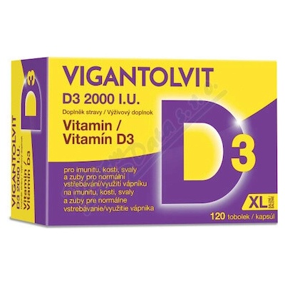 Vigantolvit Vitamin D3 2000 I.U. 120 tabliet