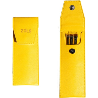 ZOLA pouzdro na štětce žlutá