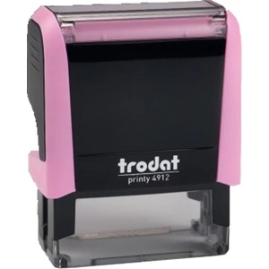 TRODAT Печат TRODAT Printy 4.0 4912 розов корпус син тампон 4912P/K (4912P/K)