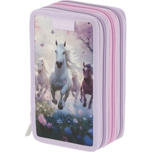 Herlitz Несесер с пособия Herlitz - Whisper Mane, 3 ципа (400205915)