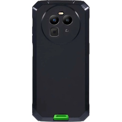 Blackview Гъвкав TPU Калъф + Скрийн Протектор за Blackview BV8100 - Прозрачен / Черен