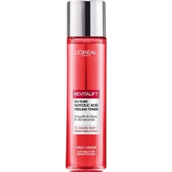 L'Oréal Revitalift Peeling Toner - Пилинг тоник за лице с 5% гликолова киселина 180мл