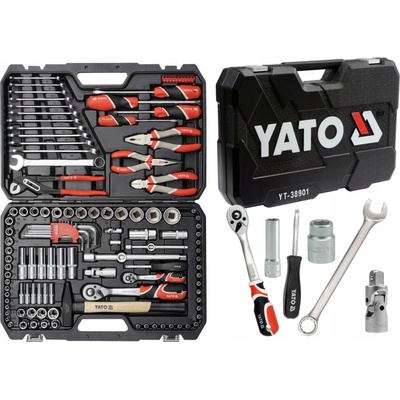 Yato 1/2" a 1/4", 122 dielov YT-38901