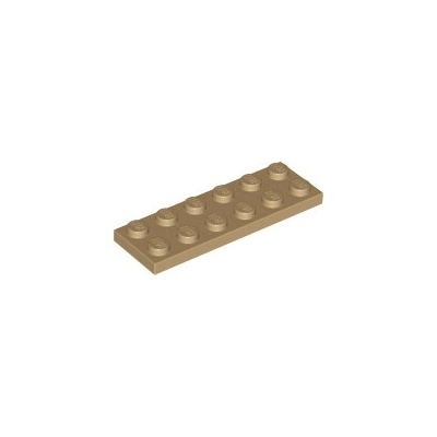 Lego 3795 Dark Tan Plate 2 x 6