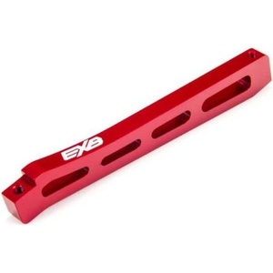 Arrma предна централна шаси 118mm, алуминий, червена