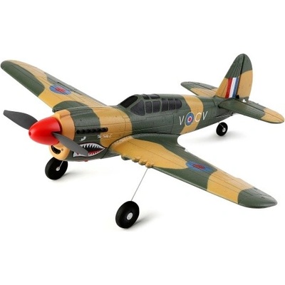 Amewi RC letadlo Curtiss P-40 Warhawk 4 kanál 6G gyro RTF sada AMEWI Trade e.K. RC_98297 RTF 1:10