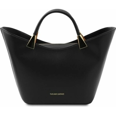 Tuscany Leather Kožená kabelka do ruky TL Bag Čierna
