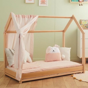 Italbaby Бебешко легло Italbaby - Nanan Монтесори, с преграда, Natural (180337145506551) - baby