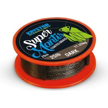 Kryston šnúra Super Mantis 35lb 20m Dark