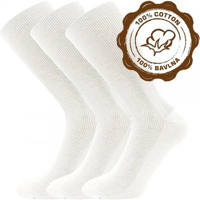 Lonka ponožky Halik 3 páry bílá