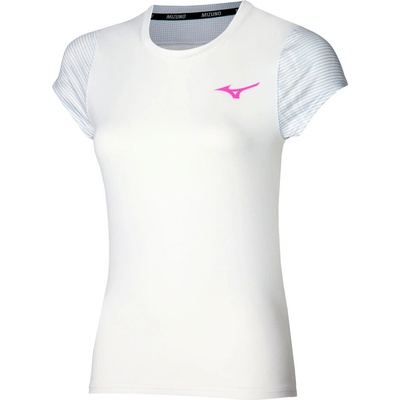 Mizuno Dámské tričko Charge Printed Tee White