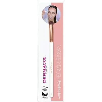 Dermacol D74 Cosmetic Brush Eyes with case štětec na oči s pouzdrem