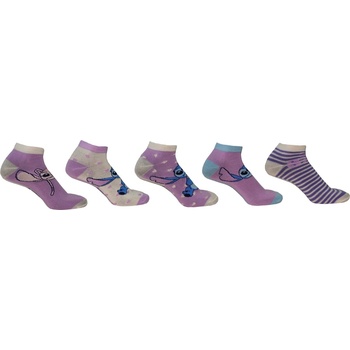 Character Дамски чорапи Character Womens 5 Pack Stitch Trainer Socks - Multi