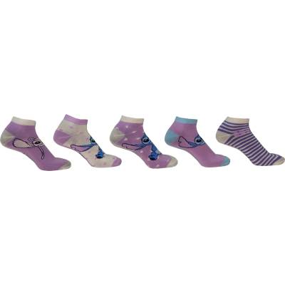 Character Дамски чорапи Character Womens 5 Pack Stitch Trainer Socks - Multi