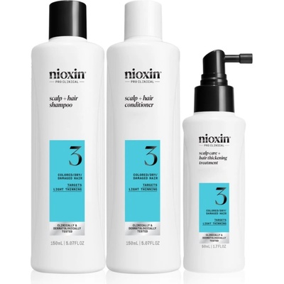 Nioxin System 3 подаръчен комплект за боядисана коса 3 бр