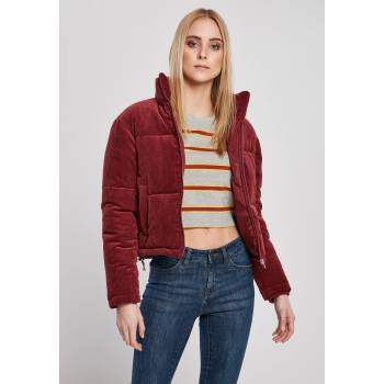 Urban Classics Дамско яке в червено от Urban Classics Ladies Corduroy PufferUB-TB3769-00606 - Червен, размер 4XL