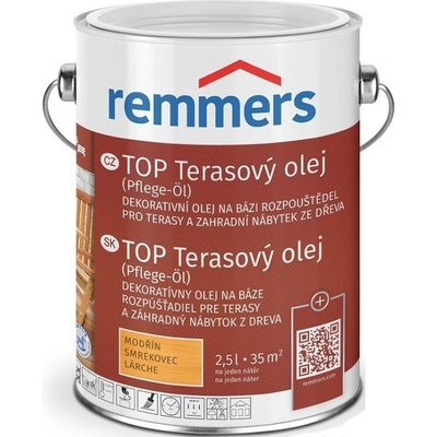 Remmers Top terasový olej 2,5 l Bezfarebný