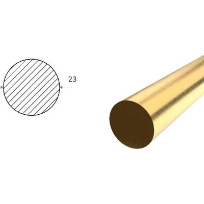 Mosadzná tyč kruhová 23 mm (CW614N)