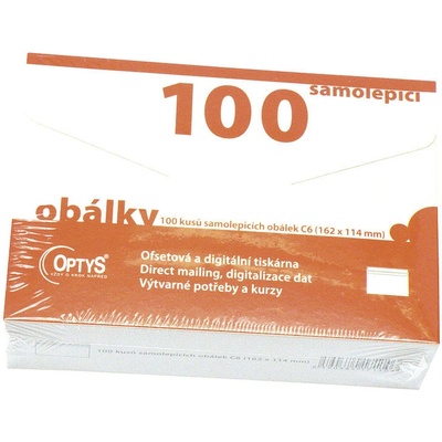 OPTYS 1711 Samolepicí obálky - C6 - (100 ks)