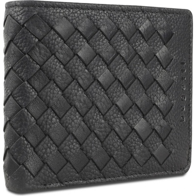 Bugatti pánská kožená Woven 49611501 černá