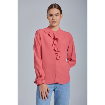Gant D1. Flounce blouse ružová