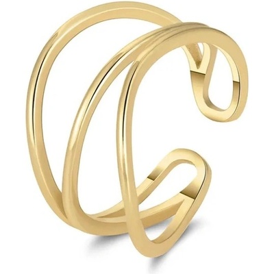 Majya Stříbrný prsten HANEEN pozlacený 11393