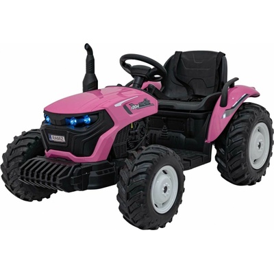 Joko elektrický Traktor GROW 1804 2x100W 24V penové kolesá ružová