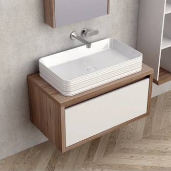 Image 1 of Inter Ceramic Долен pvc шкаф без умивалник icp 4540-80 (4540)