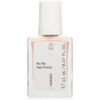 Korres No No Nail Polish ošetrujúci lak na nechty odtieň 20 Peach Blush 11 ml