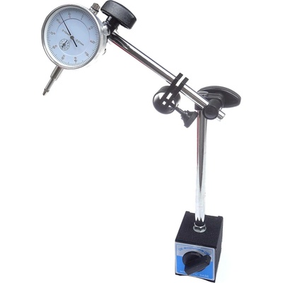 Magnetický stojan, stativ + úchylkoměr QUATROS