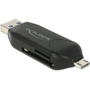 DeLock Micro USB OTG čtečka karet   USB 3.0 A male