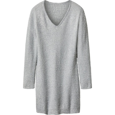 esmara Dámské úpletové šaty stříbrná